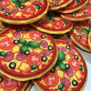 30 PIZZAS DE TELA + 2 PALAS